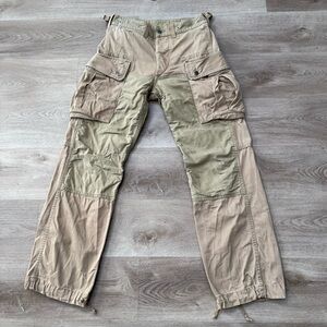 VTG RRL Paratrooper Military Cargo RHT Pants Ralph Lauren Men 27 ACTUAL SZ 29x30
